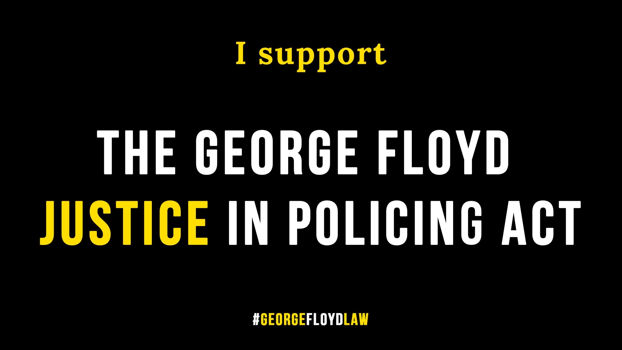 The George Floyd Justice in Policing Act