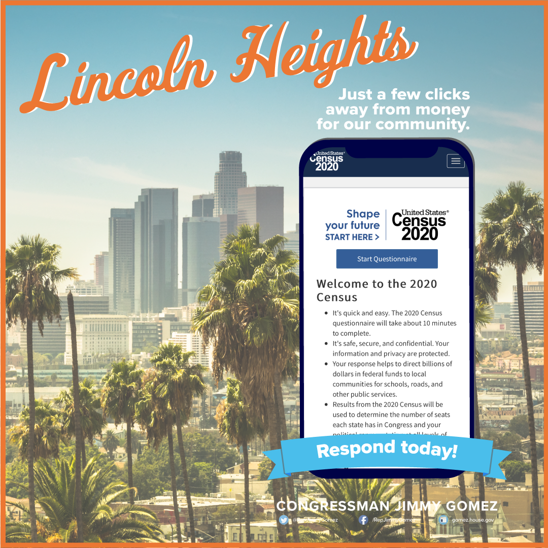Lincoln Heights - Respond to the Census today!