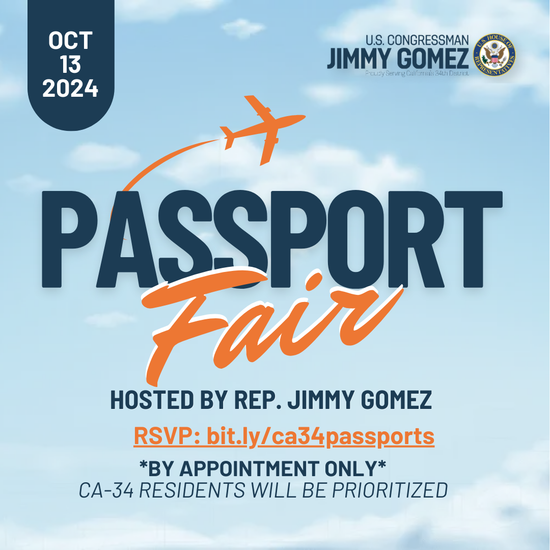 Passport fair invitation on October 13th, by appointment only