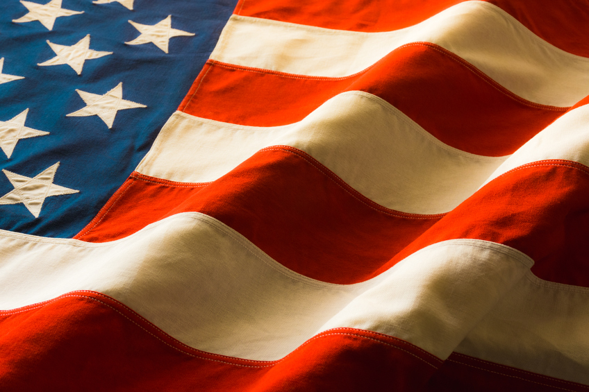 United States Flag detail United States Flag detail